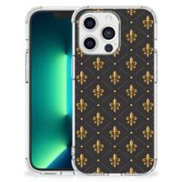 iPhone 13 Pro Max Doorzichtige Silicone Hoesje Franse Lelie - thumbnail