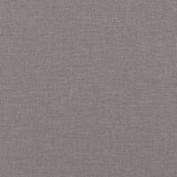 3-delige Loungeset met kussens stof taupe - thumbnail