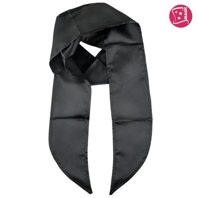Sjaal / shawl satijn zwart