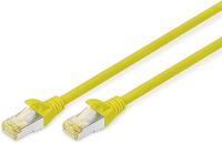 Digitus DK-1644-A-100/Y RJ45 Netwerkkabel, patchkabel CAT 6A S/FTP 10.00 m Geel Halogeenvrij, Verdraaide paren, Snagless, Vlambestendig 1 stuk(s) - thumbnail
