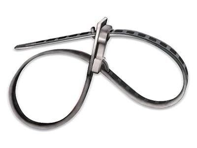 HellermannTyton 115-07189 SRT1807 Kabelbinder 180 mm 7 mm Zwart Hersluitbaar, Zeer flexibel, Met terughaaloog 1 stuk(s)