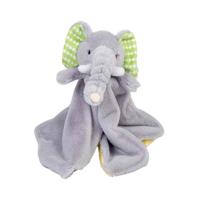 Bigjigs olifant knuffeldoekje, 31x31cm - thumbnail