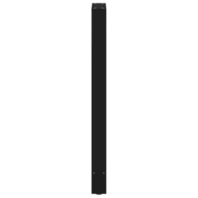 Bartafelpoten 2 st 50x(100-101) cm staal zwart