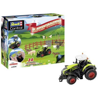 Claas Revell Control Advent Calendar RC Tractor Axion 960 10 cm