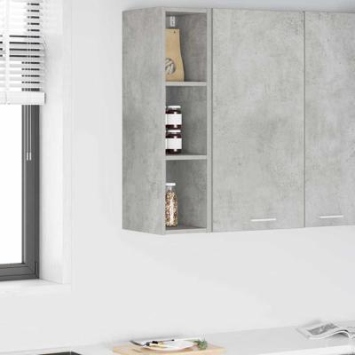 Hangkast Riga Beton Grijs 20 x 29,5 x 80 cm Bewerkt hout Hangkast Riga Beton Grijs 20 x 29,5 x 80 cm Bewerkt hout