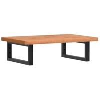 Badkamer wandschap staal en massief beukenhout - thumbnail