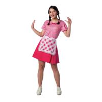 Studio 100 verkleedjurk voor volwassenen 3 biggetjes, maat 38 - thumbnail