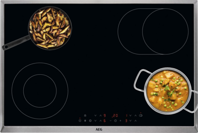 AEG 3000 Radiant Hob - vitrokeramische kookplaat, 80 cm HK834060XB