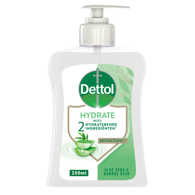 Handzeep dettol hydratant antibac 250ml