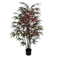 Bamboe rood 130 cm kunstbloem zijde nepbloem Buitengewoon de Boet - Buitengewoon de boet - thumbnail