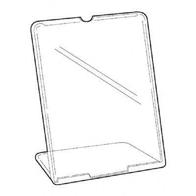 L-standaard A4 vertikaal bovenzijde open