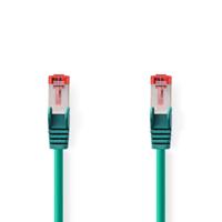 Nedis CAT6 Netwerkkabel | RJ45 Male | RJ45 Male | S/FTP | 3.00 m | Rond | LSZH | Groen | Label - CCGL85221GN30 - thumbnail
