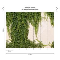 Livingwalls The Wall II - Groen - Planten Behang - 392271 - thumbnail