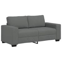 2-zitsbank 140 cm stof donkergrijs - thumbnail