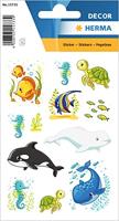 Etiket HERMA 15733 walvissen en zeedieren - thumbnail