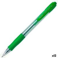Pen Pilot Supergrip Groen 0,4 mm (12 Stuks) - thumbnail