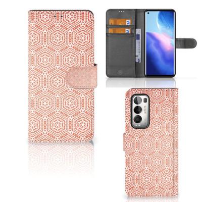 OPPO Find X3 Neo 5G | Telefoon Hoesje | Pattern Orange