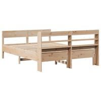 Bedframe zonder matras massief grenenhout 120x200 cm - thumbnail