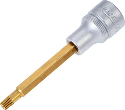 HAZET Dopsleutelbit 990LG-6 · 1/2 inch (12,5 mm) vierkant hol · Binnenveeltandprofiel XZN · SW M6