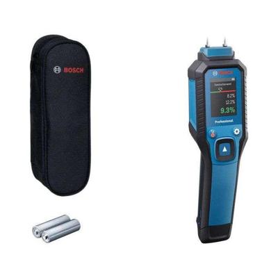 Bosch Blauw GMP 1-13 Materiaalvochtmeter | 2 Batterij 1,5V LR6 (AA) + Opbergetui - 0601078000