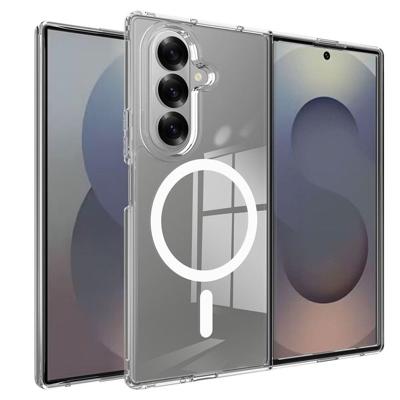 Lunso Samsung Galaxy Z Fold 7 - Backcover hoes met MagSafe ondersteuning - Transparant