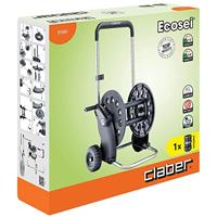 Claber Ecosei Wandhaspel voor Tuinslang - Duurzaam Alu Frame, 60m Capaciteit - thumbnail