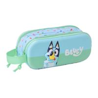 Pennenetui met 2 vakken Bluey Blauw 21 x 8 x 6 cm - thumbnail