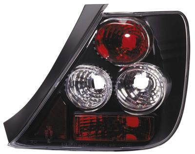 Set Achterlichten passend voor Honda Civic HB 3-deurs 2001-2005 - JDM Zwart DLHOR18J