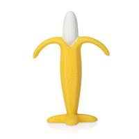 Verpakking van 2 bijtringen - NUBY - Banaan en Maïs - Siliconen - Vanaf 3 maanden - thumbnail