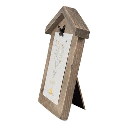 Clayre & Eef Fotolijst 17x3x21 cm Bruin Hout Rechthoek Fotohouder
