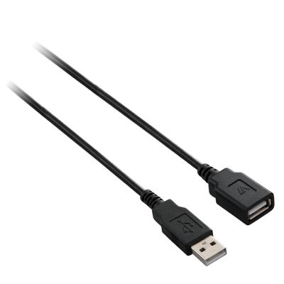 USB-kabel V7 FBA_V7E2USB2EXT-03M Zwart 3 m USB-kabel V7 FBA_V7E2USB2EXT-03M Zwart 3 m