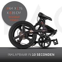 Pacto Two 20 inch Vouwfiets 6v - thumbnail