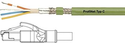 Helukabel 806412 RJ45 Netwerkkabel, patchkabel CAT 5e SF/UTP 3.00 m Groen PUR-mantel, Afscherming gevlochten, Folie afscherming, Flexibele binnenader 1 stuk(s)