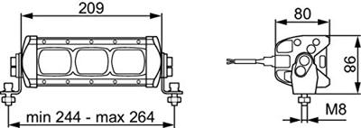 Hella Valuefit Werkschijnwerper 12 V, 24 V Lightbar LBX-220 LED 1GE 360 000-002 Nabijgebied belichting (b x h x d) 244 x 98 x 80 mm 1000 lm 6500 K Hella Valuefit Werkschijnwerper 12 V, 24 V Lightbar LBX-220 LED 1GE 360 000-002 Nabijgebied belichting (b x h x d) 244 x 98 x 80 mm 1000 lm 6500 K