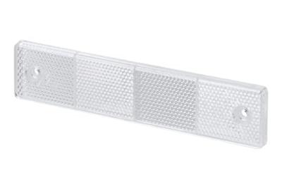 HELLA reflector backlight 40x180white w.2f.holes 6mm
