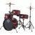 Ludwig LC178X025 Questlove Pocket Kit Red Wine kinderdrumstel - thumbnail