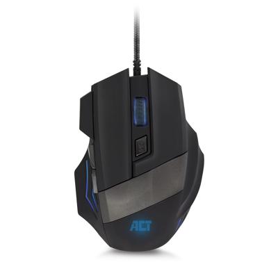 Gaming muis ACT AC5000 zwart 1,5 m