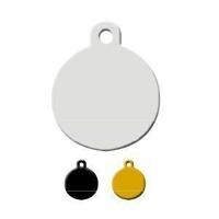 Naamplaatje voor halsband Imarc Circle Wit - thumbnail