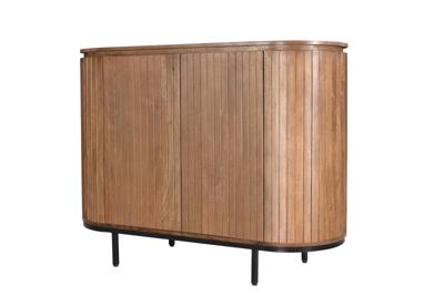 Livingfurn Smal Dressoir 'Noor' Mangohout, 115cm, kleur Naturel Livingfurn Smal Dressoir 'Noor' Mangohout, 115cm, kleur Naturel