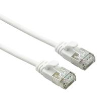 ROLINE F/UTP DataCenter Patchkabel Cat.6A (Class EA), LSOH, extra dun, wit, 0,5 m - thumbnail