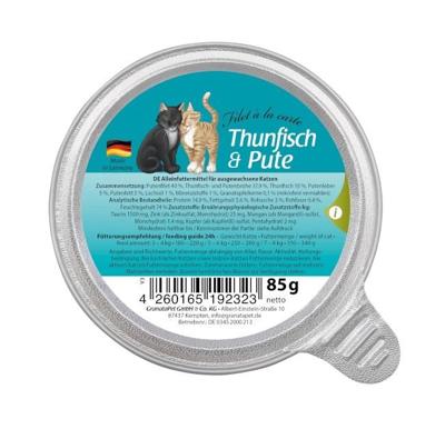 GRANATAPET Filet á la carte Tun with turkey - nat kattenvoer - 85g