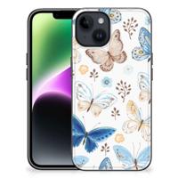 Dierenprint Telefoonhoesje voor iPhone 15 Vlinder - thumbnail
