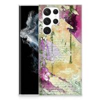 Smartphone hoesje Samsung Galaxy S22 Ultra Letter Painting - thumbnail
