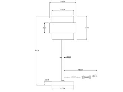 Globo Design tafellampMilley - 15560T