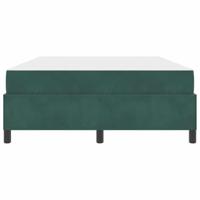 Bedframe Anders Wit en lichtgrijs 160 x 200 cm Fluweel - thumbnail