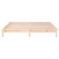 Bedframe LED massief hout 120x190 cm - thumbnail