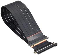 Thermaltake PCIe Riser-kabel PCIe 4.0 PCIe x16 stekker, PCIe x16 bus 0.60 m Zwart AC-059-CO1OTN-C1 - thumbnail