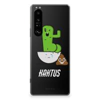 Sony Xperia 1 III Telefoonhoesje met Naam Cactus Poo - thumbnail