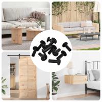 Moffenmoeren 8451 pcs Zwart IJzer - thumbnail