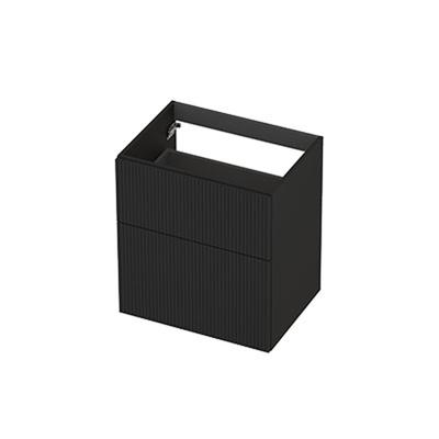 INK - Onderkast 2L A-sym Gelakt Gefr. Front - 600x450x650 Mm - Mat Zwart